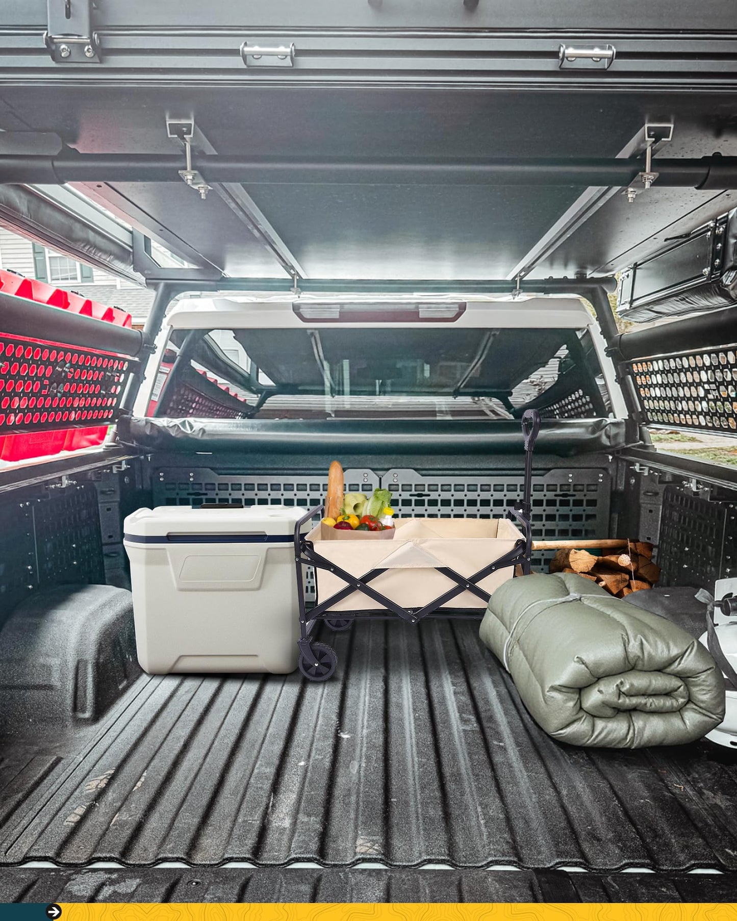 Trumgeta Side Bed MOLLE Panel - 2024-2026 Toyota Tacoma 5ft Bed