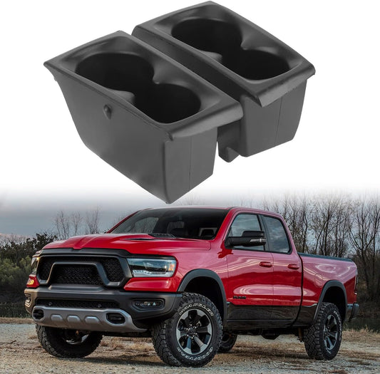 2Pcs Cup Holders Insert Compatible With 2019-2026 Ram 1500