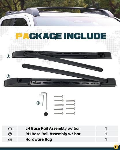 Trumgeta 260lb Aluminum Roof Rack - 2024-2026 Tacoma Double Cab