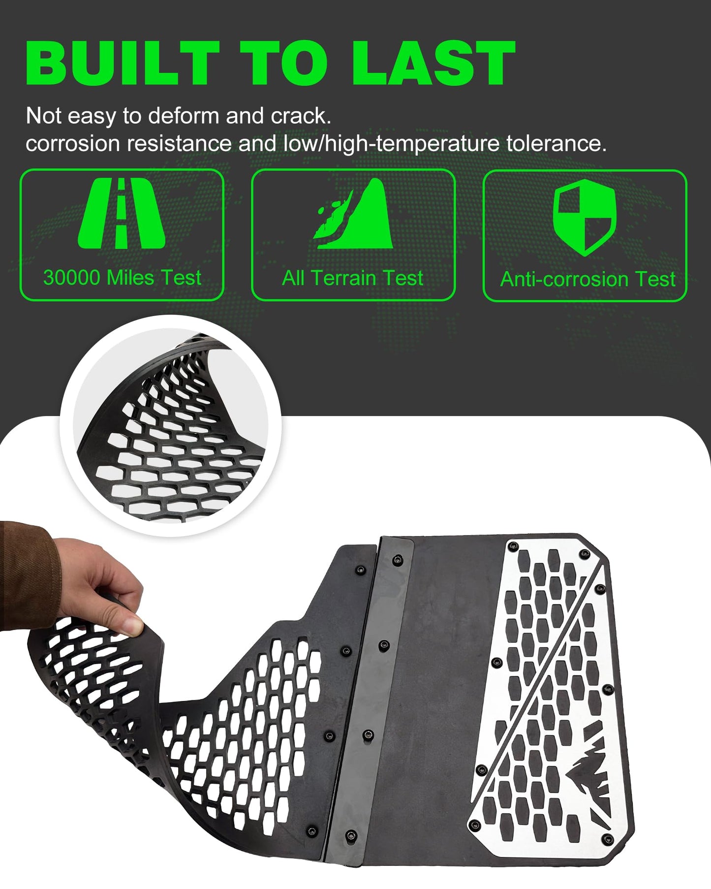 Trumgeta Universal Truck Mud Flaps Splash Guards - 2 Pack