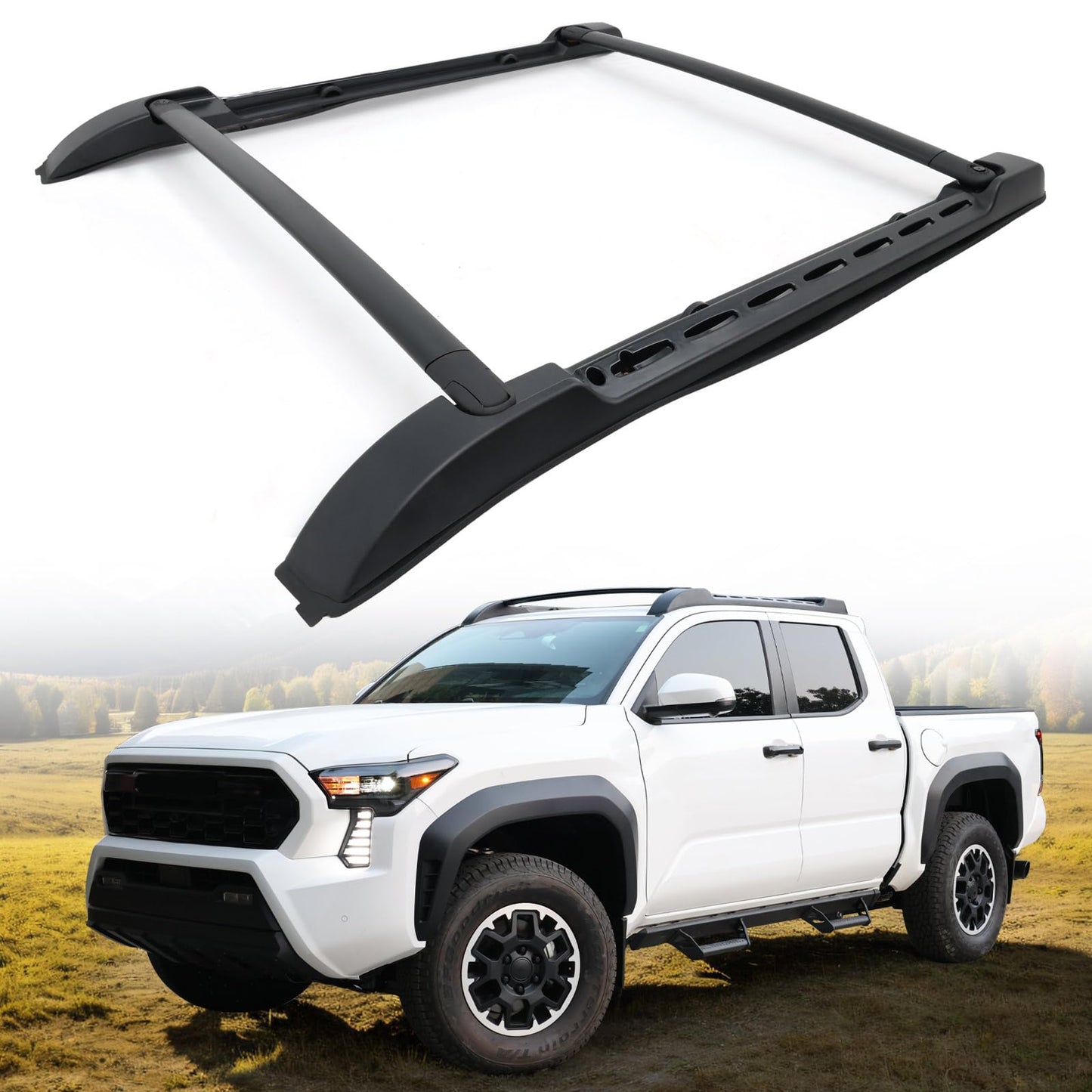 Trumgeta 260lb Aluminum Roof Rack - 2024-2026 Tacoma Double Cab