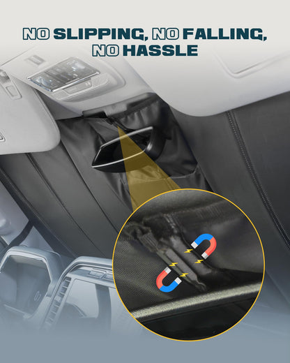 Trumgeta Windshield Sun Shade - Ford F-150 2021-2026 UV Blocking