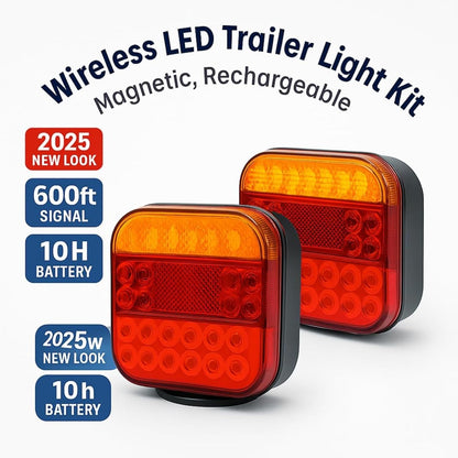 LED Wireless Trailer Lights Kit
