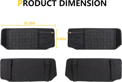 Tactical Sun Visor Organizer Visor Storage Compatible with 2021-2025 Ford Bronco 2/4 Door