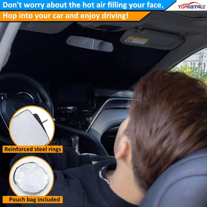 Foldable Windshield Sunshade