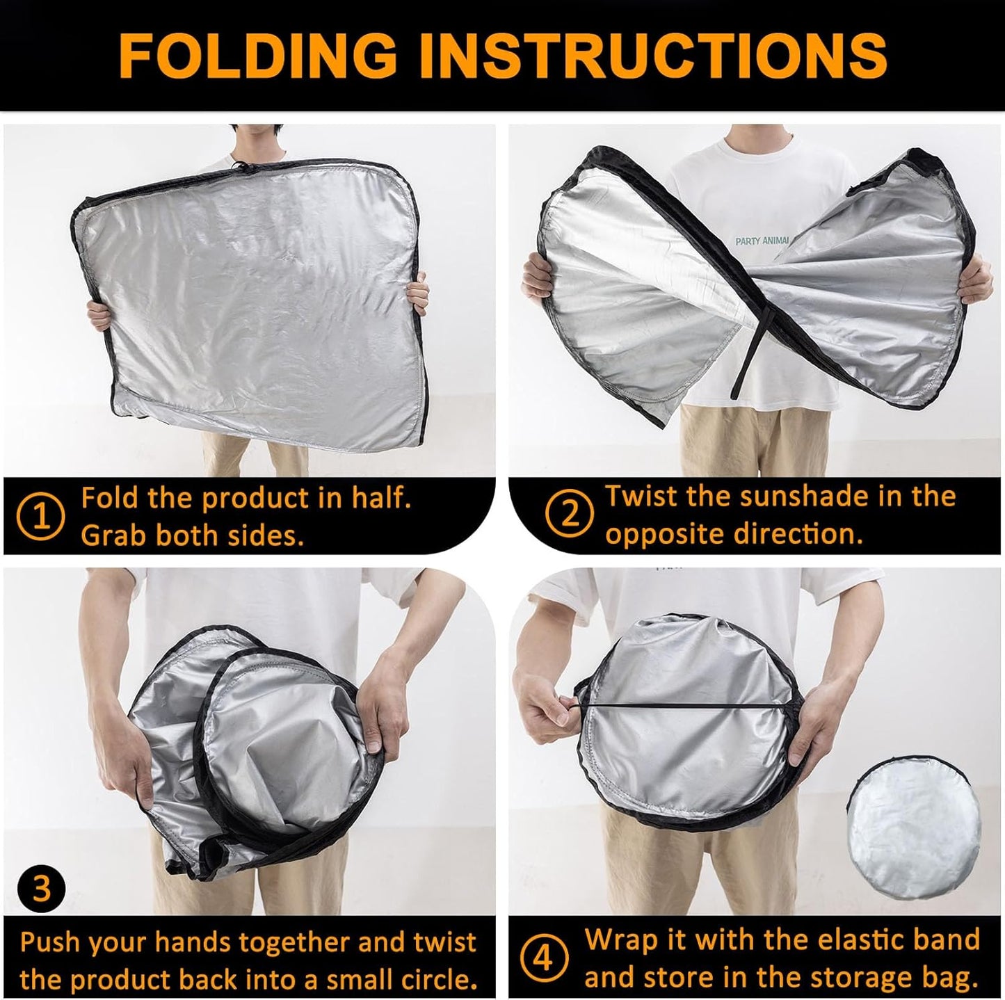 Foldable Windshield Sunshade