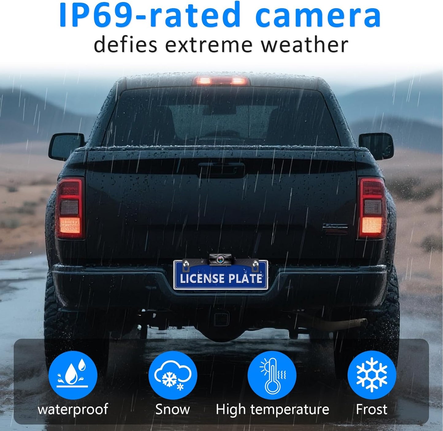 ﻿Wireless Backup Camera for Trucks - 7 Inch Monitor