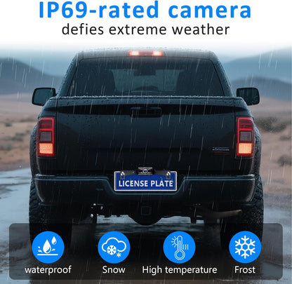 ﻿Wireless Backup Camera for Trucks - 7 Inch Monitor