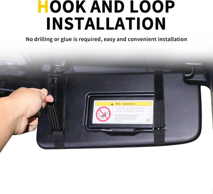 Tactical Sun Visor Organizer Visor Storage Compatible with 2021-2025 Ford Bronco 2/4 Door