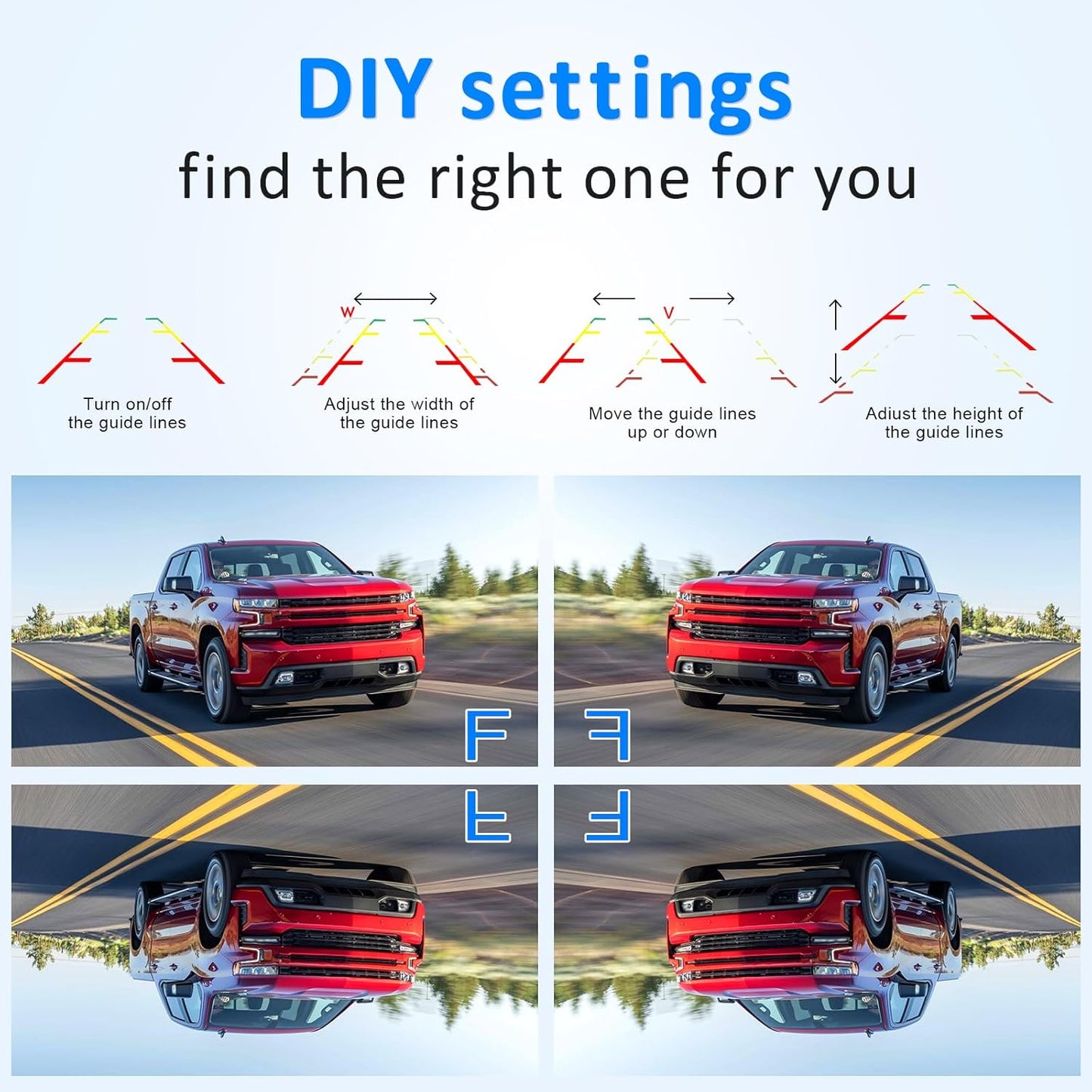 ﻿Wireless Backup Camera for Trucks - 7 Inch Monitor