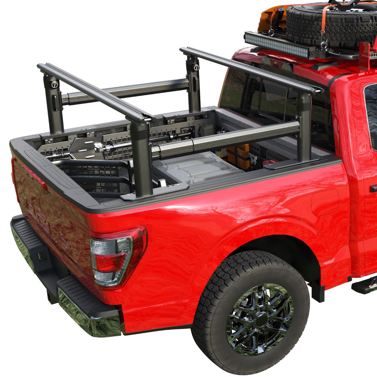 Trumgeta 800lb Truck Ladder Rack - F150 Ram 1500 Silverado