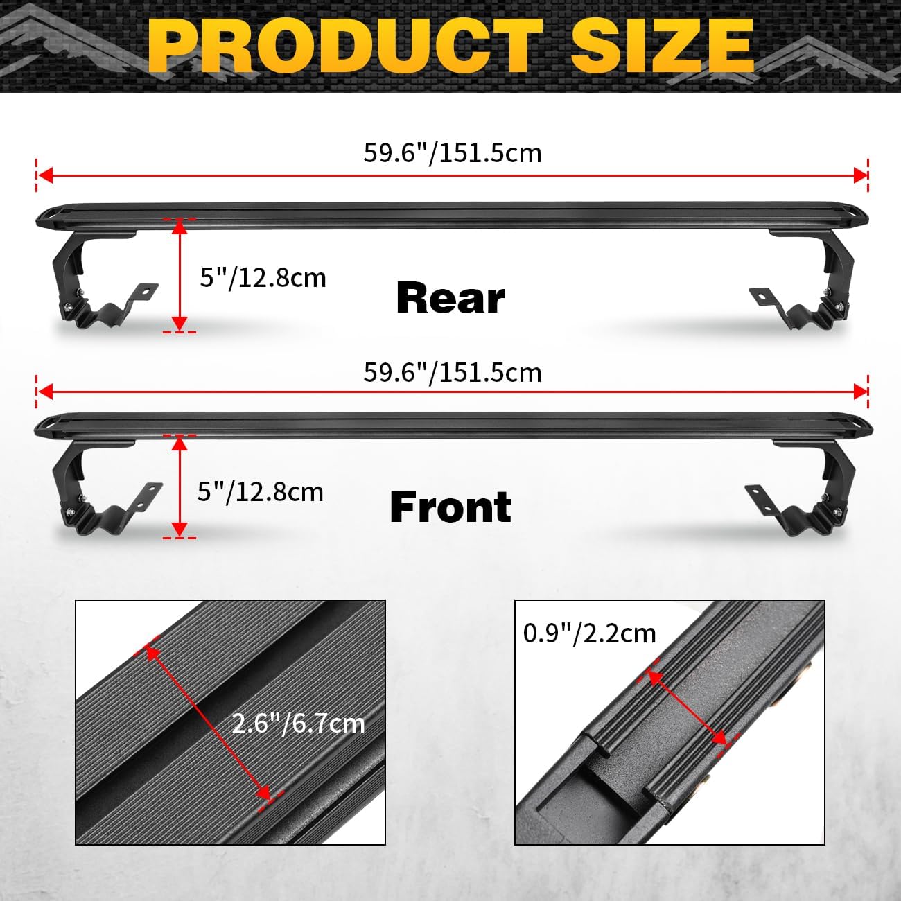 Heavy Duty Roof Racks Cross Bars