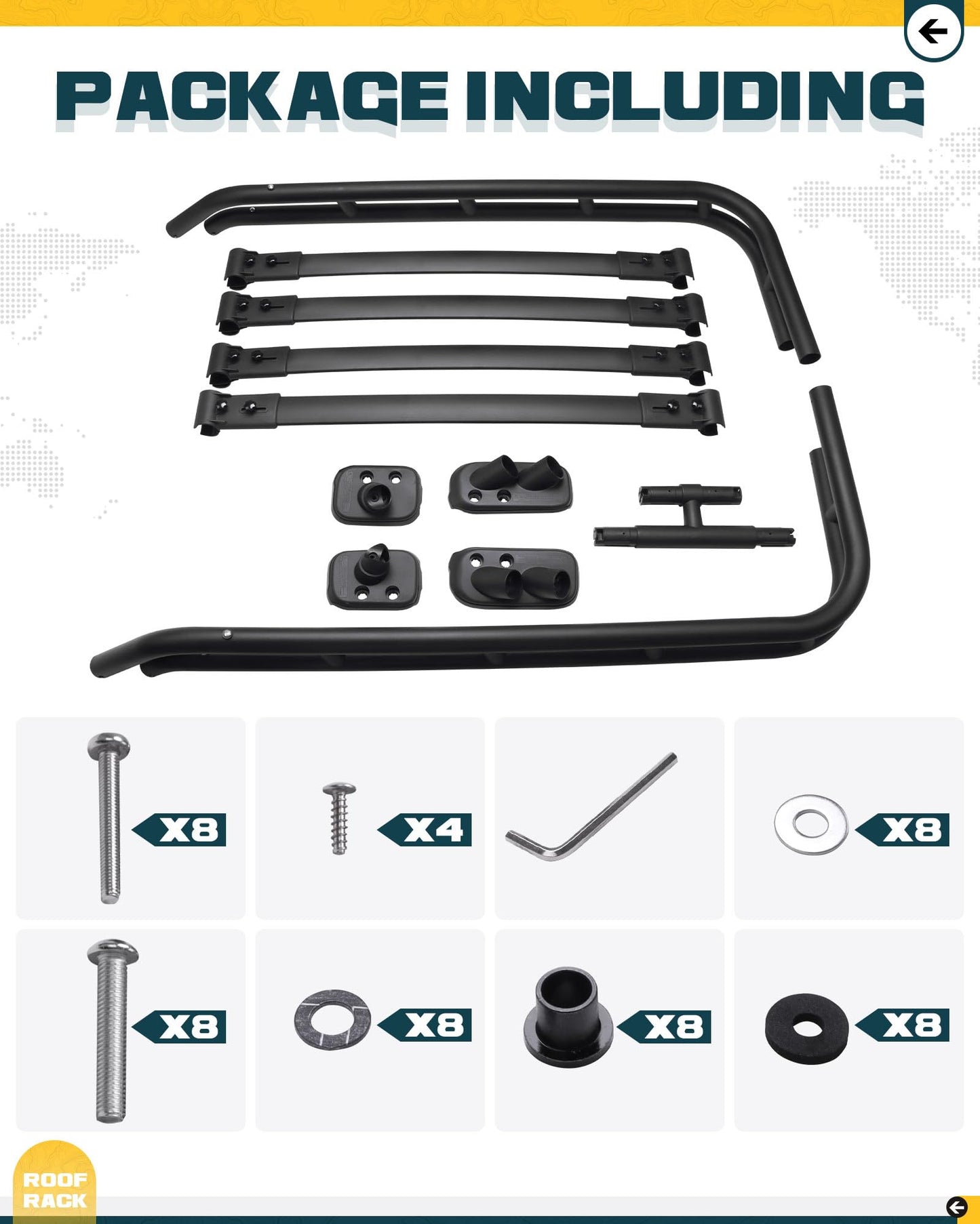 Trumgeta Roof Rack Basket - Toyota 4Runner 2010-2024