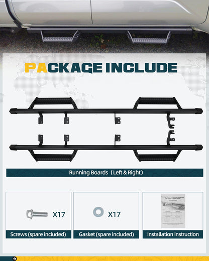 Trumgeta 600lb Drop Down Running Boards - 2024-2026 Tacoma