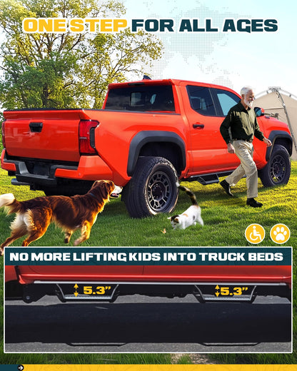 Trumgeta 600lb Drop Down Running Boards - 2024-2026 Tacoma