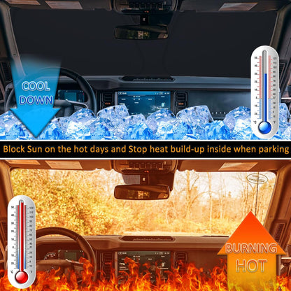 Foldable Windshield Sunshade