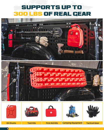 Trumgeta Side Bed MOLLE Panel - 2024-2026 Toyota Tacoma 5ft Bed