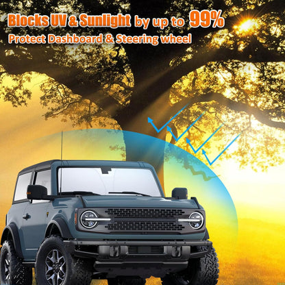 Foldable Windshield Sunshade