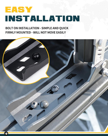 Trumgeta Foldable Flag Pole Mount - Universal Truck SUV Roof Rack