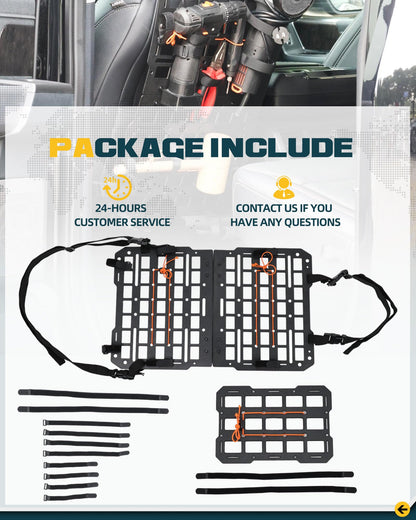 Trumgeta Seat Back MOLLE Panel - Universal Truck Organizer