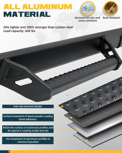 Trumgeta 600lb Drop Down Running Boards - 2024-2026 Tacoma