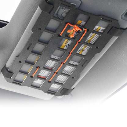 Trumgeta 7x13" Sun Visor MOLLE Panel - Universal Vehicle Organizer