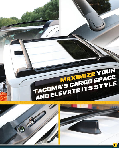 Trumgeta 260lb Aluminum Roof Rack - 2024-2026 Tacoma Double Cab