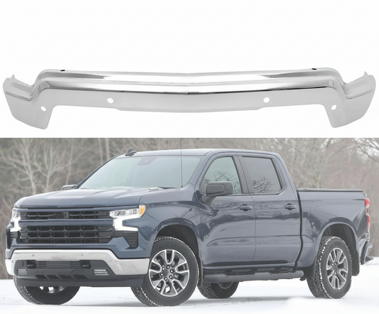 Front Bumper Face Bar Compatible with 2022 - 2024 Silverado 1500hd